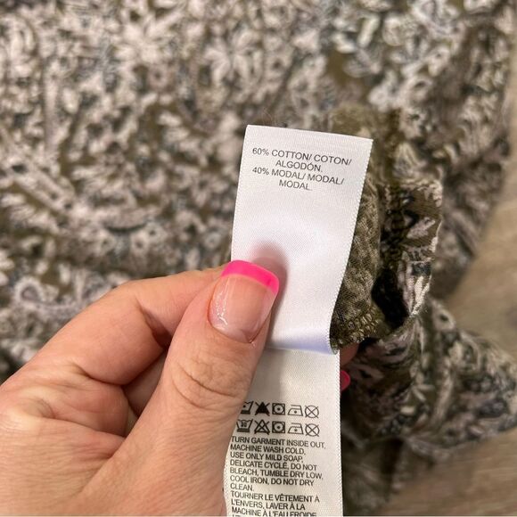 Lucky brand bohemian paisley floral print blouse - Picture 7 of 7